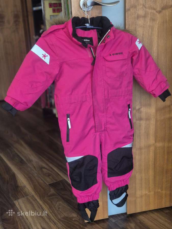 Kombinezonas Everest mergaitei 80 cm ūgiui
