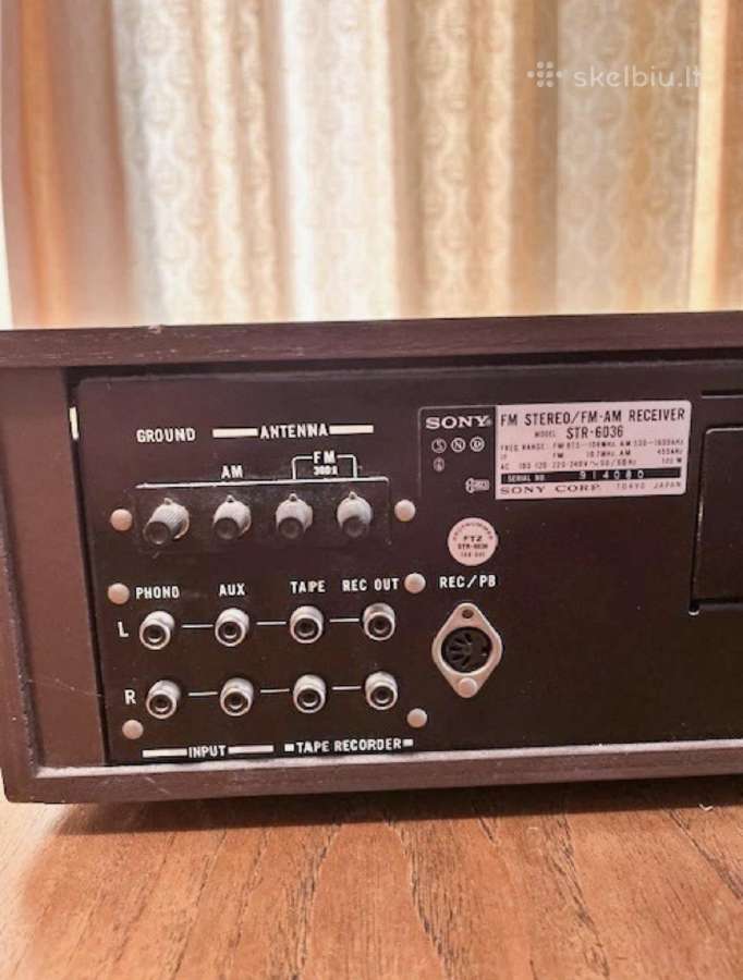 Sony Str 6036 - nuotraukos Nr. 4