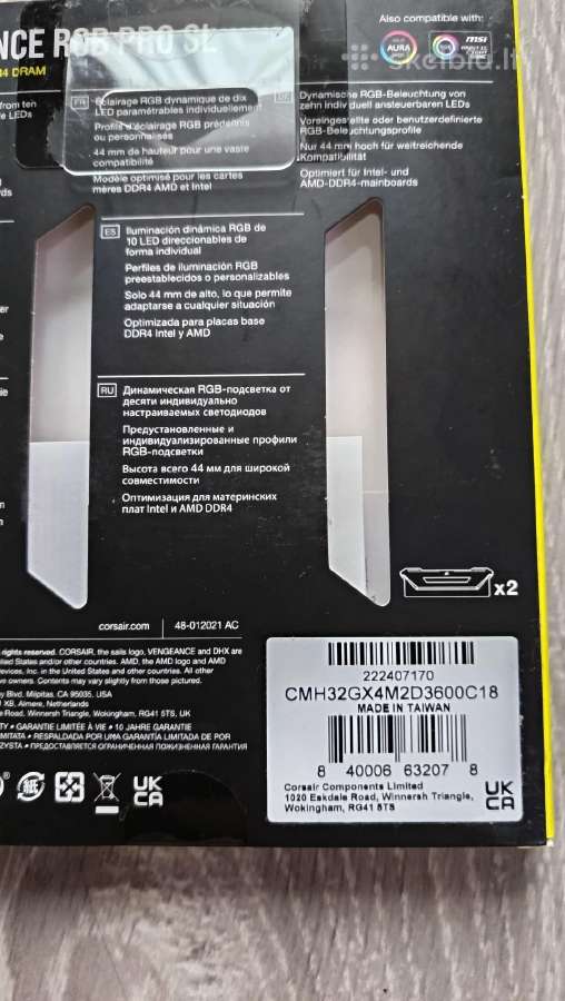 Ddr4 Ddr3 2gb 4gb 8gb 16gb 32 GB Ddr2 2 GB - nuotraukos Nr. 3