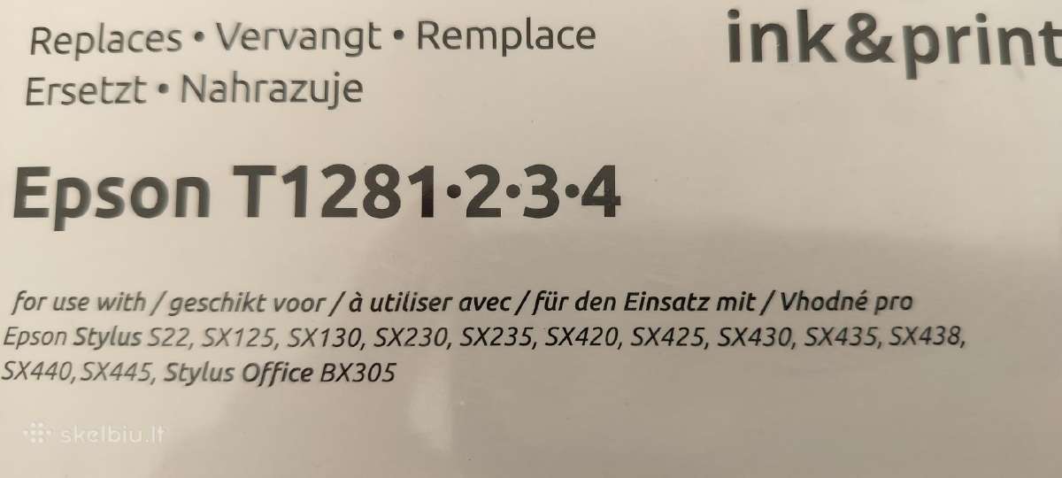 Epson T128 rašalo rinkinys - nuotraukos Nr. 3