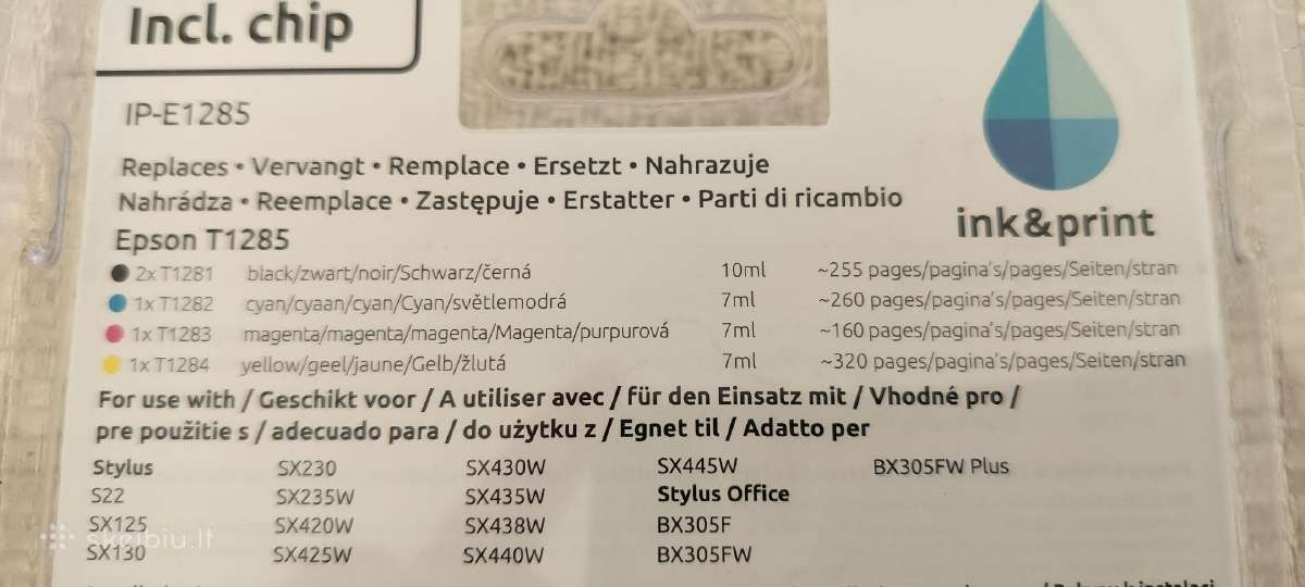 Epson T128 rašalo rinkinys - nuotraukos Nr. 4