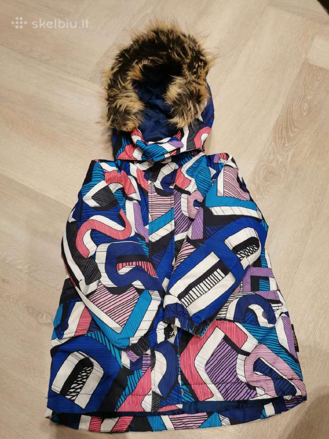 Lassie žieminė striuke su kailiuku Puiki 98 dydis - nuotraukos Nr. 2
