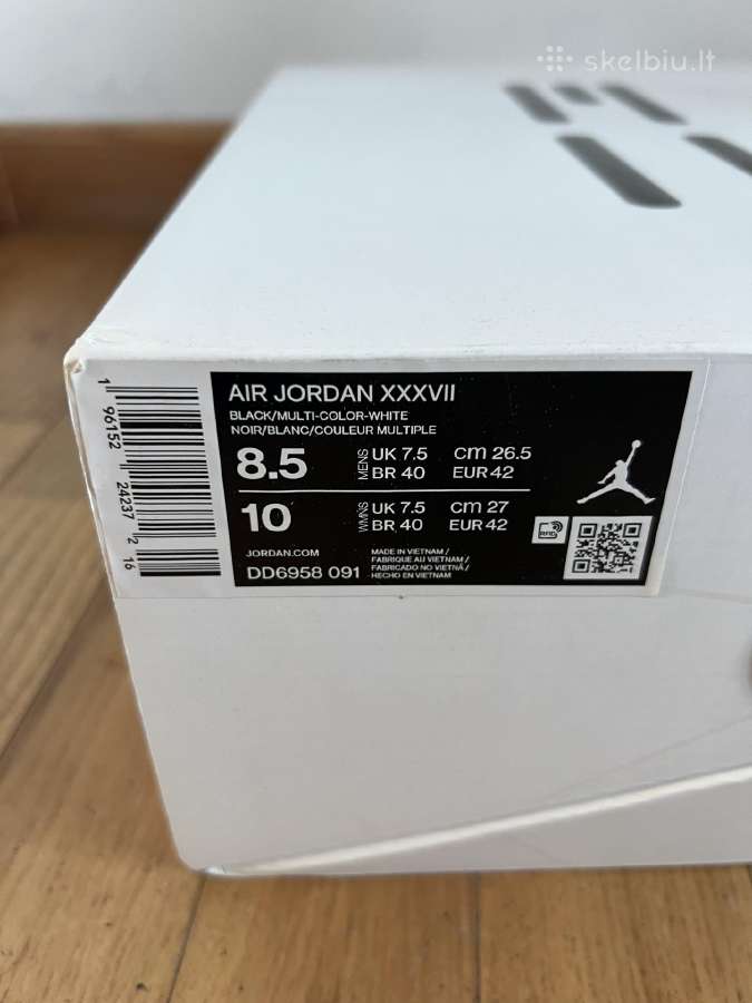 Air Jordan Xxxvii krepšinio batai - nuotraukos Nr. 9