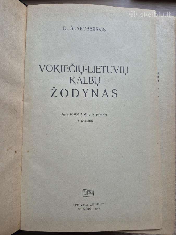 Vokiečių kalbos žodynas - nuotraukos Nr. 2