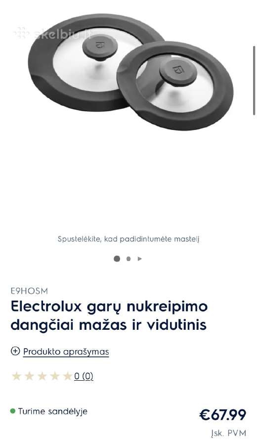 Electrolux E9hosm dangčiai - nuotraukos Nr. 5