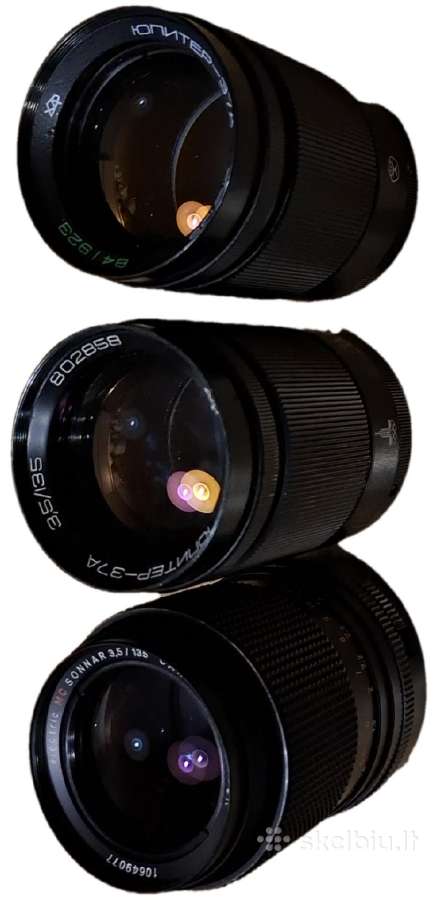 Objektyvai 135 mm su M42 jungtimi - nuotraukos Nr. 2