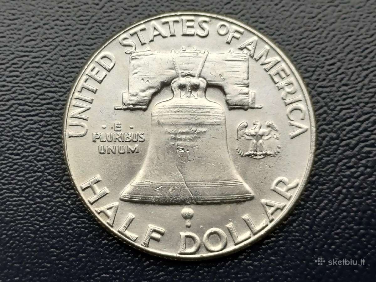 Puse dolerio 1963m. JAV sidabras 900