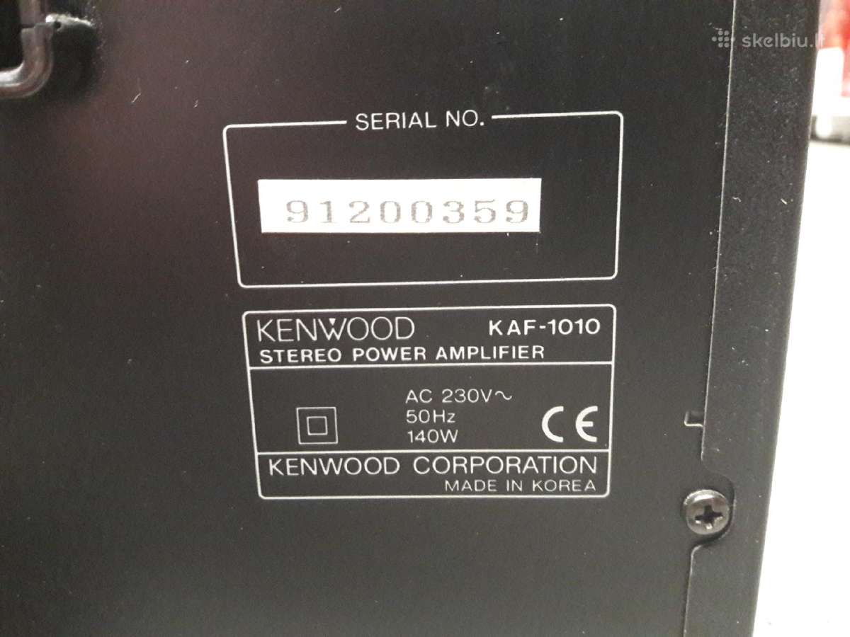 Kenwood Kaf-1010 - nuotraukos Nr. 5