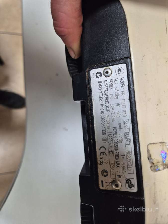 Prekibinės pakraunamos elektroninės svarstyklės - nuotraukos Nr. 3