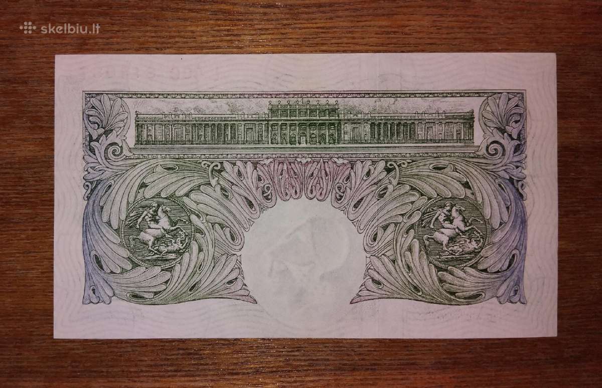 Anglijos 1 svaro banknotas - nuotraukos Nr. 2