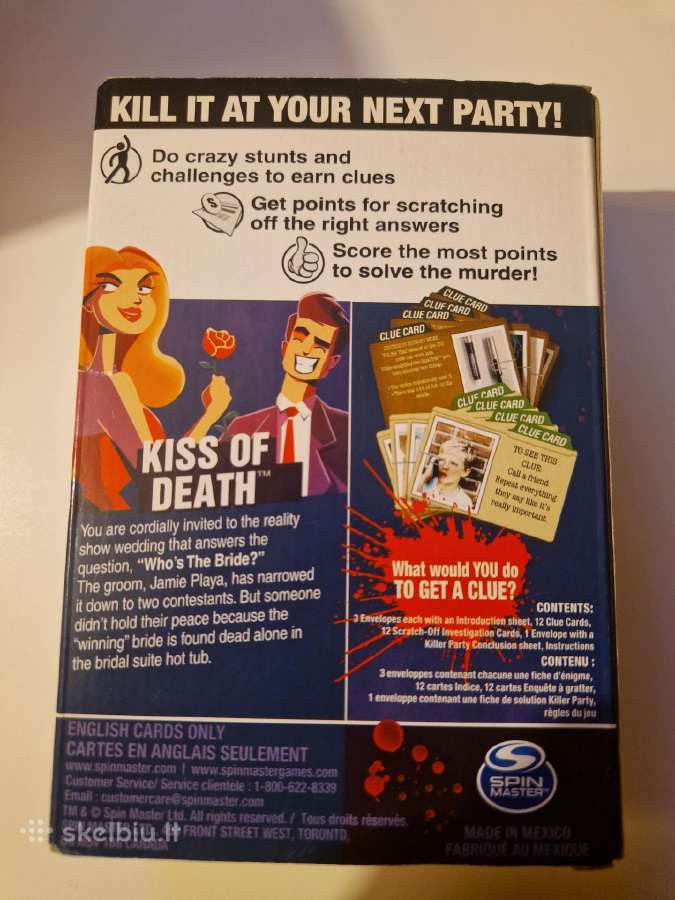 Killer party board game - nuotraukos Nr. 2