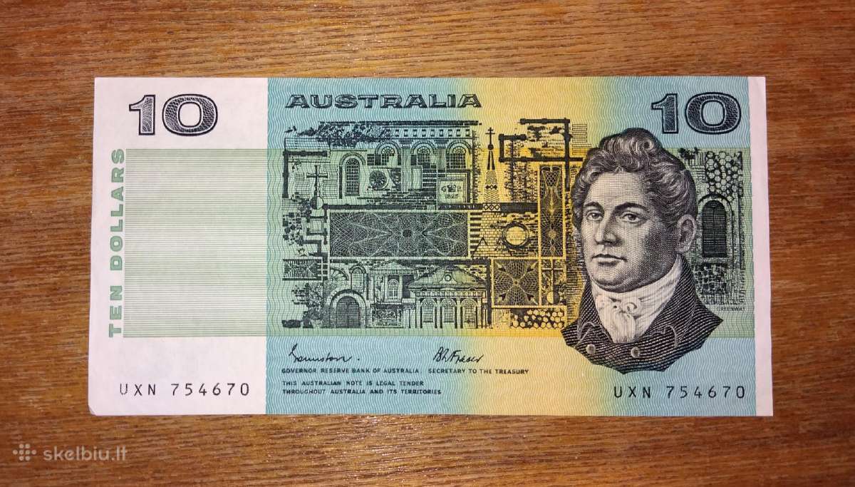 Australijos 10 $ banknotas - nuotraukos Nr. 2