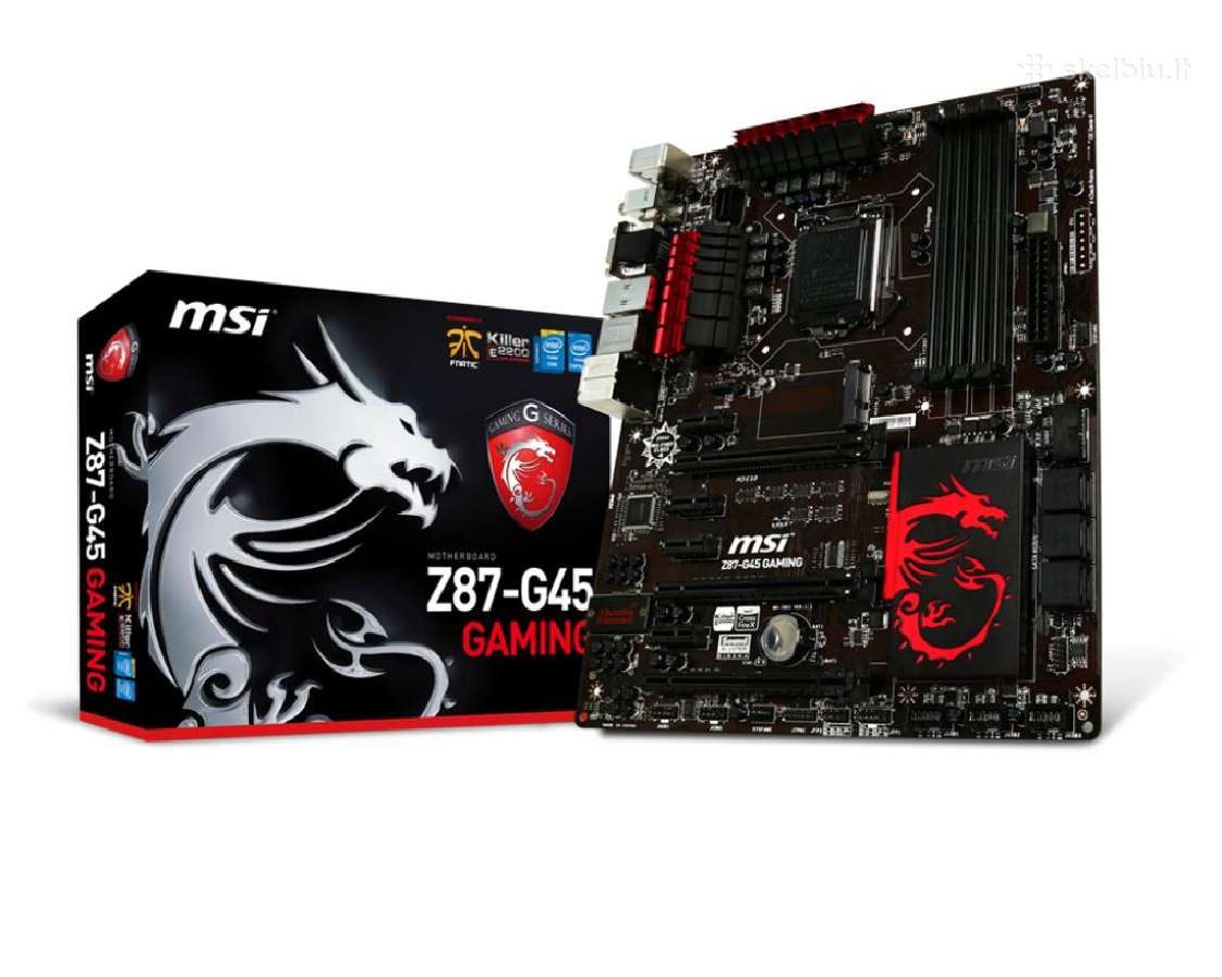 Motininė Msi Z87-g45 Gaming + i7-4770k