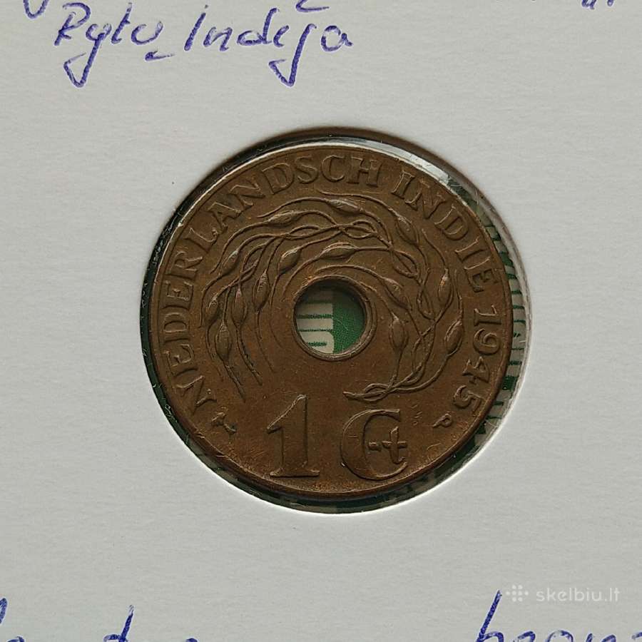 Nyderlandų Rytų Indija 1 centas 1945
