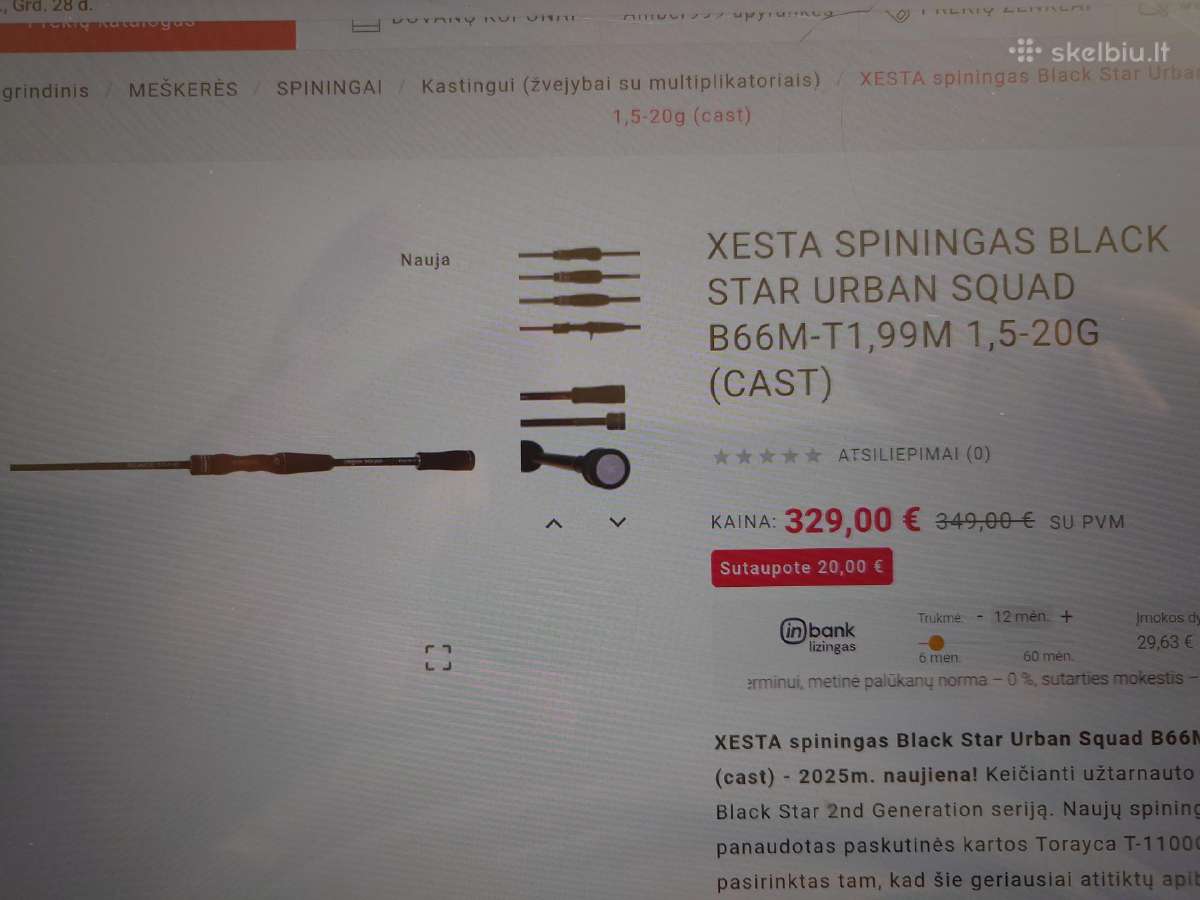 Xesta Black Star Urban Squad B-t1,99m 1,5-20g Cast