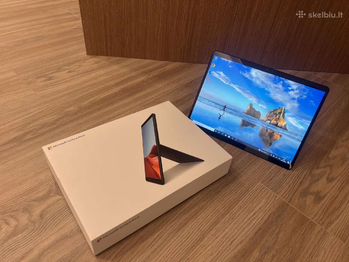 Microsoft surface pro X planšetinis kompiuteris