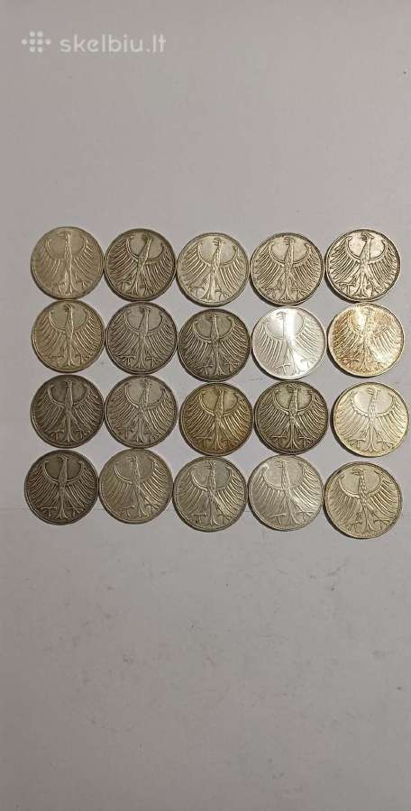5 sidabro markes Vfrx20