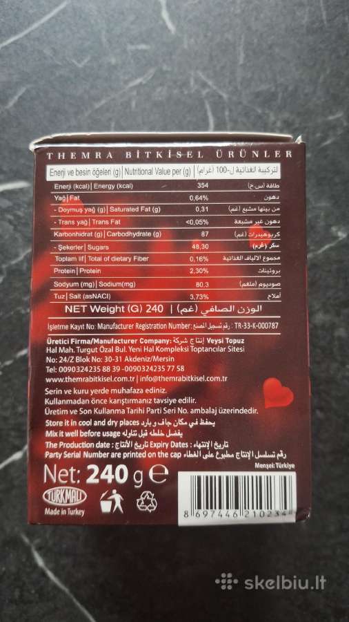 Macun 240gr - nuotraukos Nr. 2