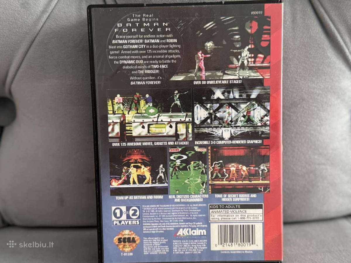 Sega genesis,mega drive zaidimas - nuotraukos Nr. 3