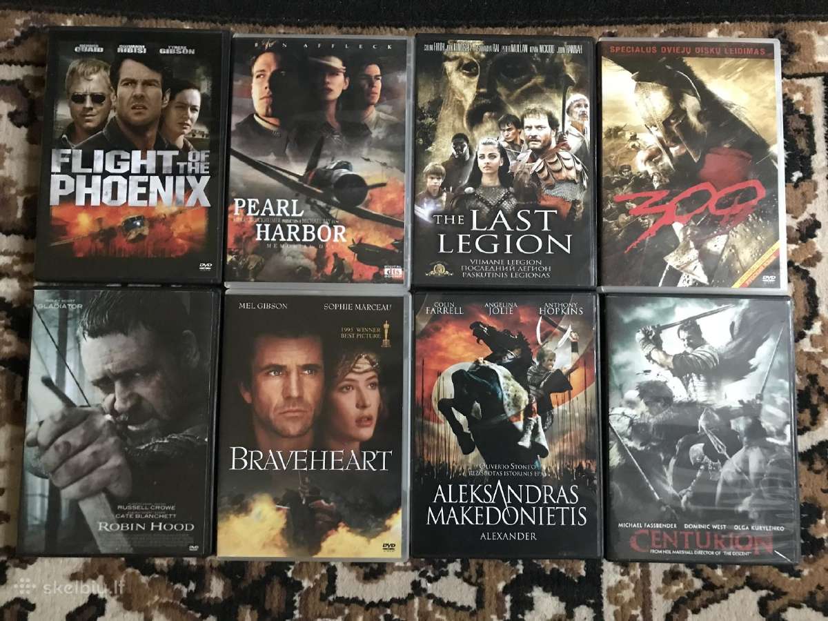 Dvd Filmų kolekcija 14cd (nauji)