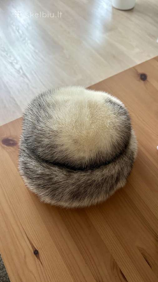 Kailinė kepurė, audinės kailis, Oval Room Ohrbach - nuotraukos Nr. 7