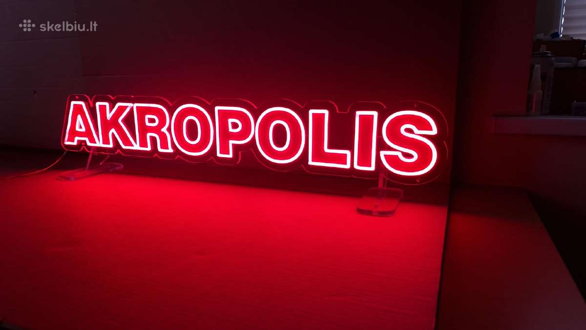 Neon LED užrašai/ LED Neon logotipai - nuotraukos Nr. 5