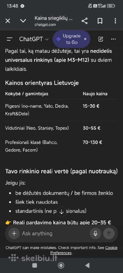 Sriegiklio rinkinys - nuotraukos Nr. 2