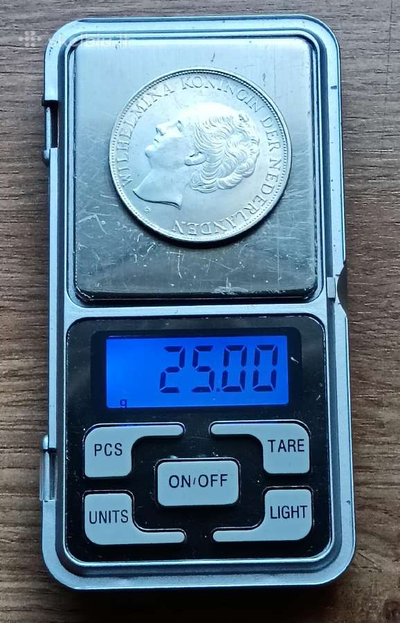 Nyderlandų 2 1/2 guldeno 1943 m. - nuotraukos Nr. 3