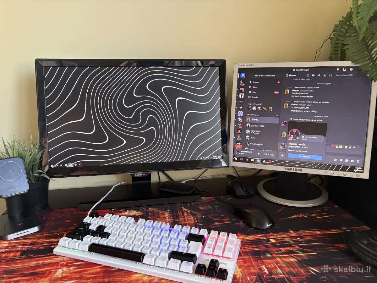 Parduodu Pc i5-4670,12gb, 128gb 500gb, 750 ti