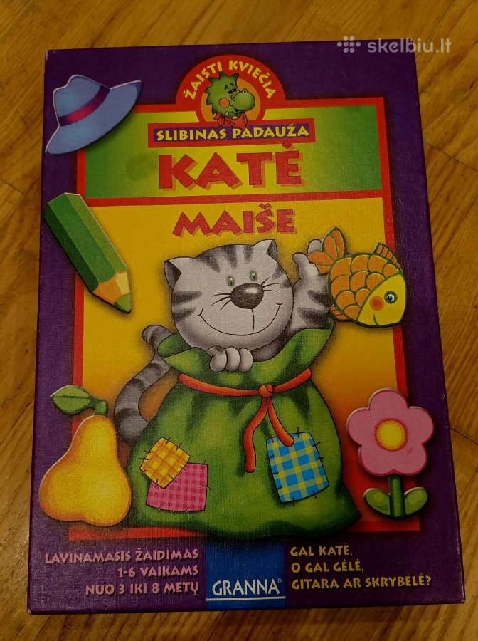 Stalo žaidimai ,Katė maiše" ir kortų įsiminimo.