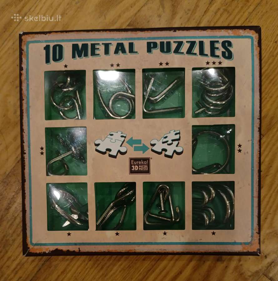 Iq puzzler pro ir 10 metal puzzles rinkinys - nuotraukos Nr. 5