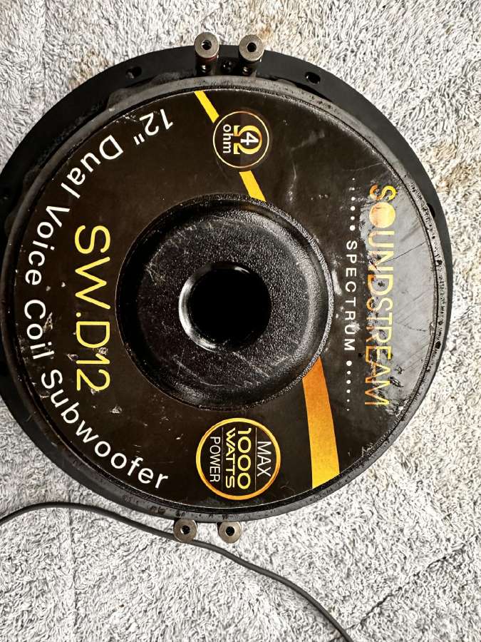 Parduodu Soundstream Sw.d12 žemų dažnių garsiakalb - nuotraukos Nr. 3