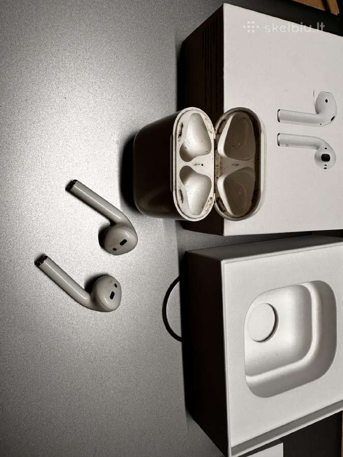 Apple Airpods 2 kartos (originalūs) - nuotraukos Nr. 2
