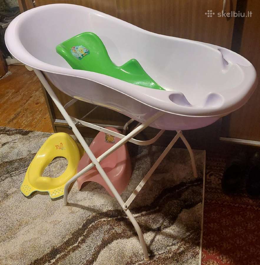 Vaikiška vonelė su stovu gultuku