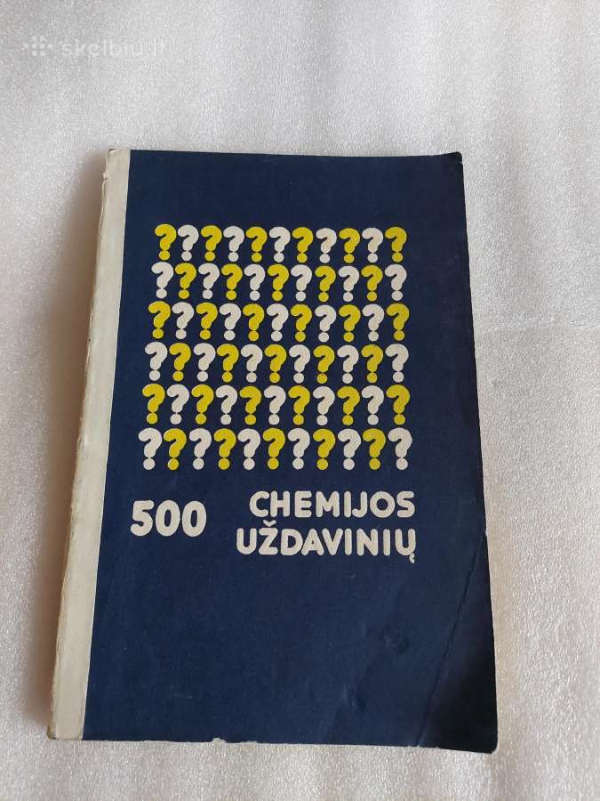 500 chemijos uždavinių