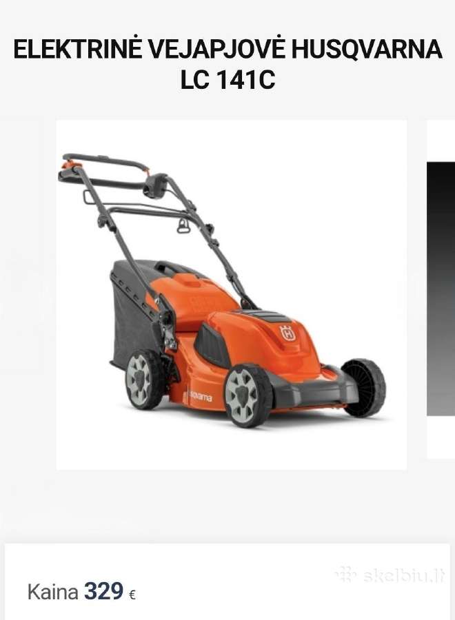 Elektrinė žolepjovė Husgvarna - nuotraukos Nr. 2