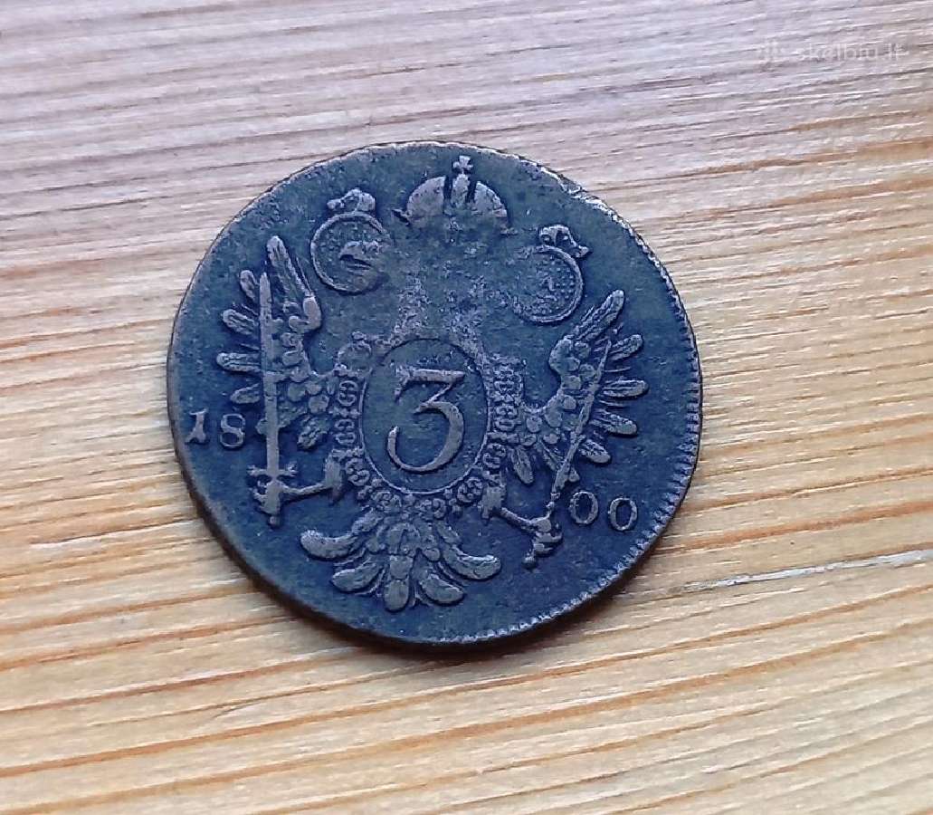 Austrija 1800 3 kreiceriai