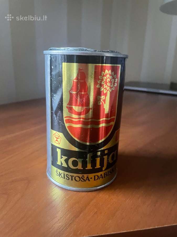 Skardinė tirpios kavos dėžutė - nuotraukos Nr. 3
