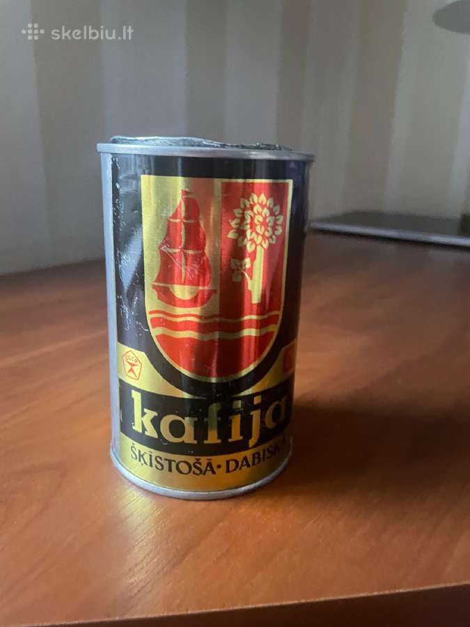 Skardinė tirpios kavos dėžutė - nuotraukos Nr. 4