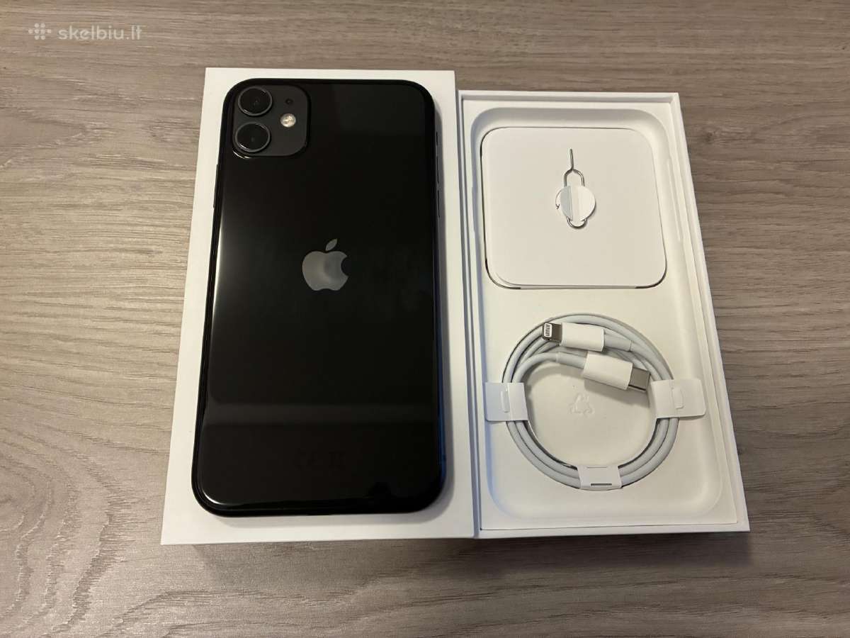 iPhone 11 64gb juodas - nuotraukos Nr. 2