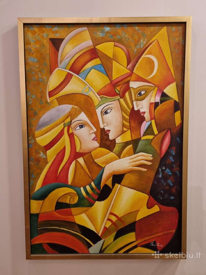 Orginalus paveikslas, tapyba ant drobės, 60 x 90