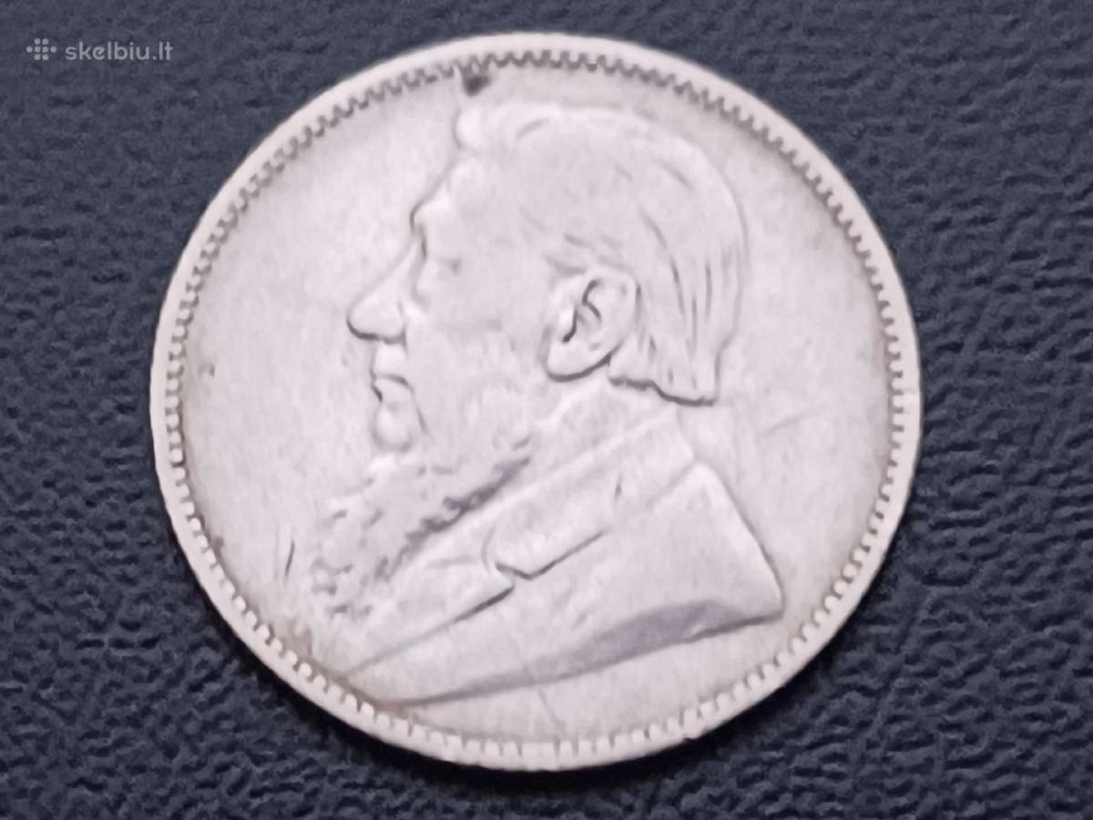 1 šilingas 1894m. Pietų Afrika sidabras 925 - nuotraukos Nr. 2