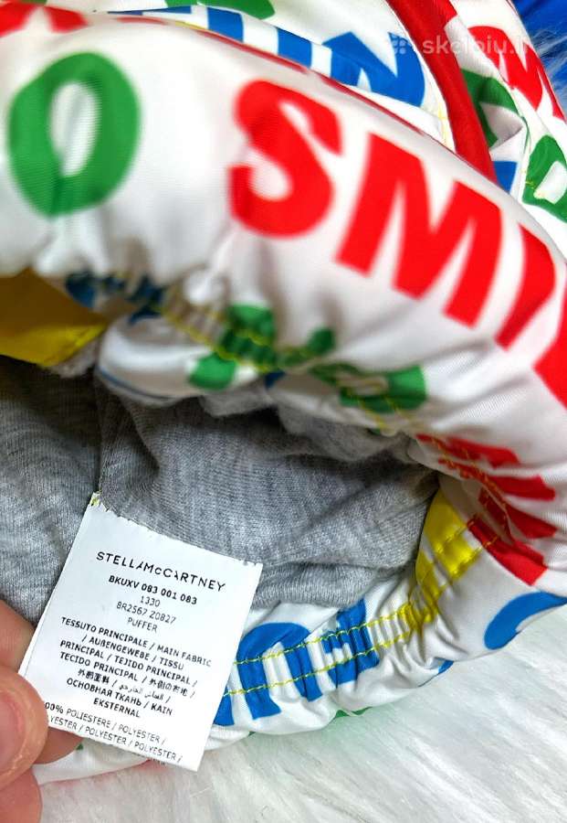 „Stella Mccartney“ vaikiška ryški žieminė striukė, - nuotraukos Nr. 6