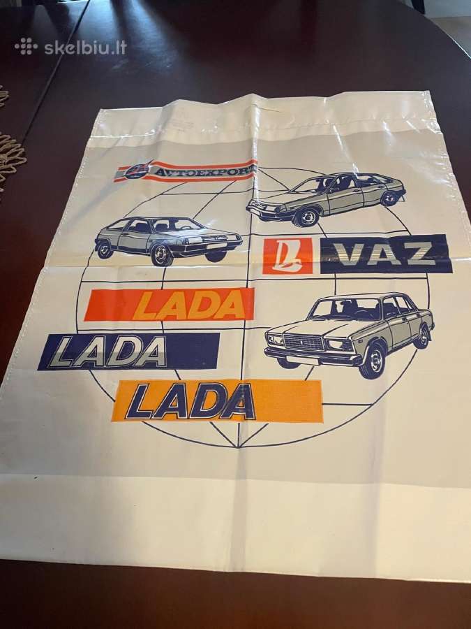 Tarybinių laikų maišelis su mašinomis - nuotraukos Nr. 2