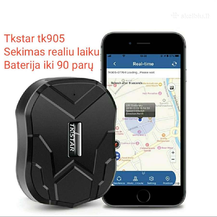 GPS trackeris Tkstar tk905 su magnetu