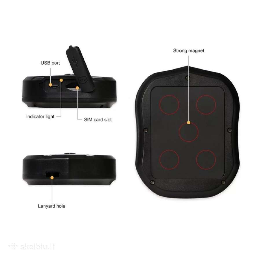 GPS trackeris Tkstar tk905 su magnetu - nuotraukos Nr. 3