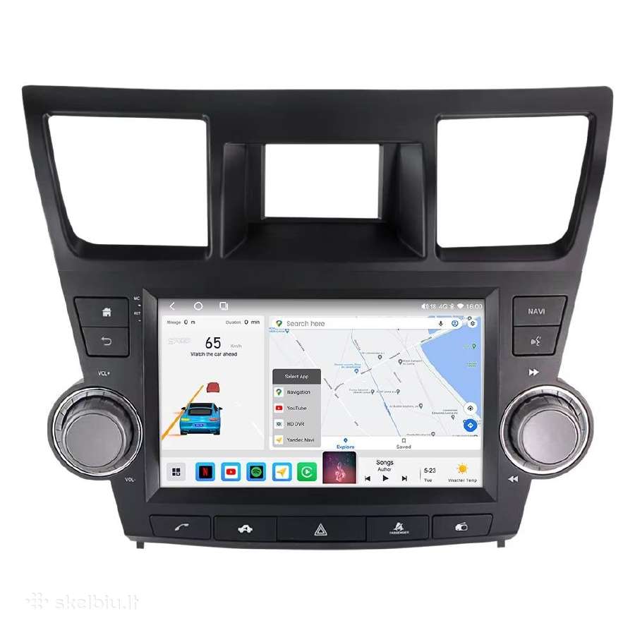 Toyota Highlander 2007-2013 android multimedija