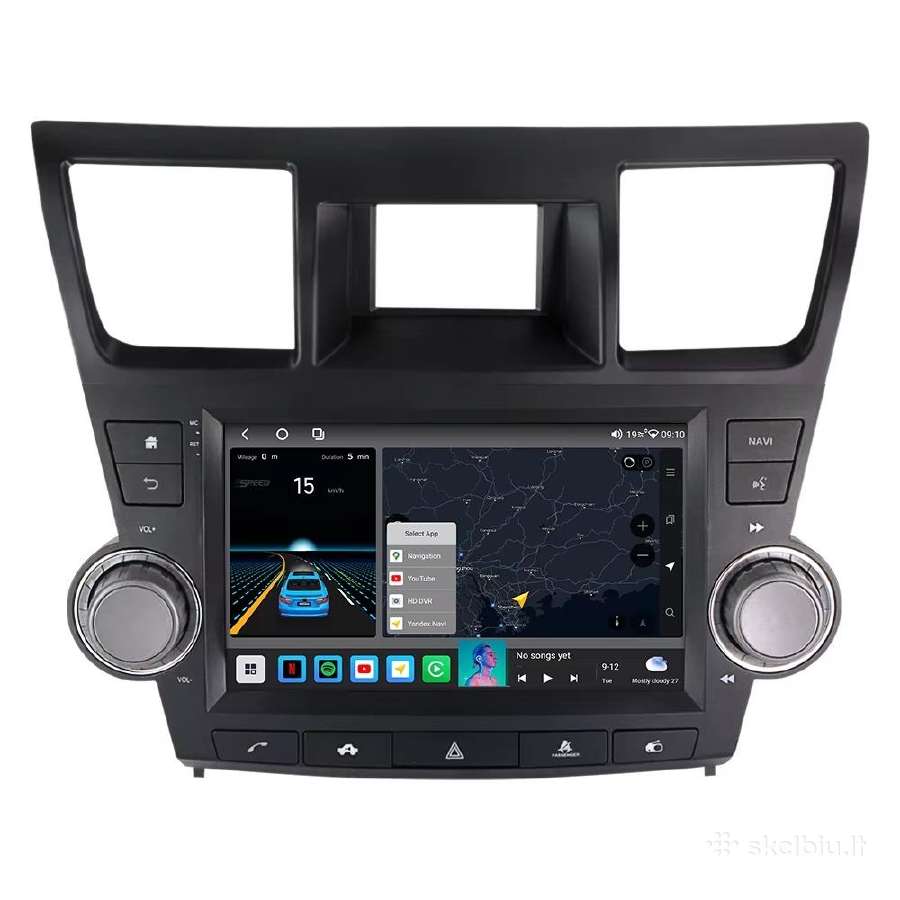 Toyota Highlander 2007-2013 android multimedija - nuotraukos Nr. 2