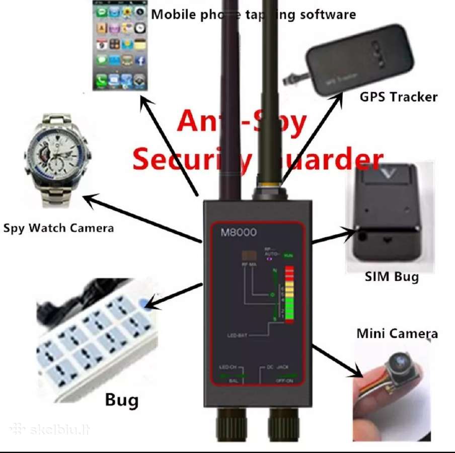 GPS sekimo įrangos Detektorius M-8000 - nuotraukos Nr. 4