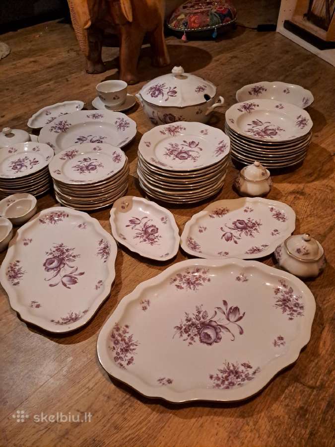 Čekiško porceliano pietų servizas Bohemia - nuotraukos Nr. 8